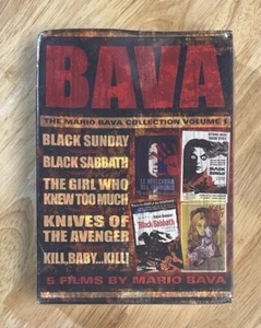 The Mario Bava Collection Box Set Vol. 1 (DVD, 2007, 5-Disc Set) NEW SEALED OOP - Picture 1 of 5