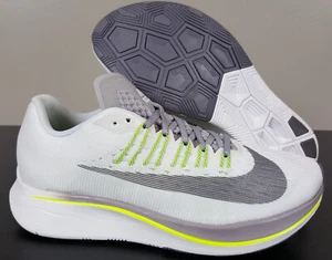 ZAPATOS PARA CORRER DE MUJER NIKE ZOOM FLY BLANCOS GRIS VOLTIOS RAROS 897821-101 (TALLA 8) - Imagen 1 de 12