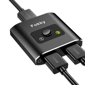 HDMI Switch HDMI Splitter, Aluminum Bidirectional HDMI Switch 2 in 1 Out or 1 - Bild 1 von 6