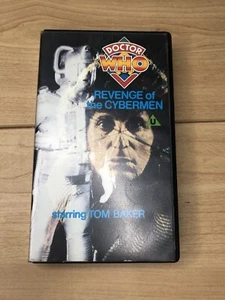 Doctor Who Revenge Of The Cybermen Tom Baker BBC VHS Video Tape - Picture 1 of 2