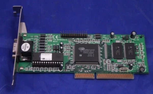 CIRRUS LOGIC AGP 5465-4M 3.3V AGP VIDEO CARD AS IS READ - Picture 1 of 3