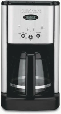 Cuisinart 12 Cup Programmable Coffee Maker Automatic Brewer Black Glass Carafe - Image 1 of 4