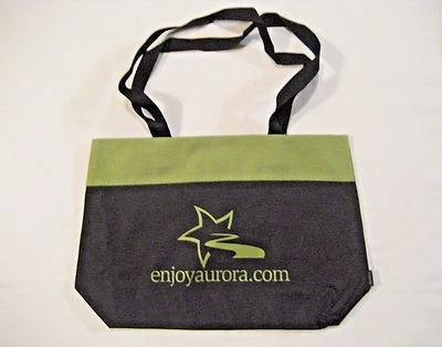 NUEVO SIN ETIQUETAS Enjoy aurora.com Bolso de Mano Gemline Negro y Oliva 12x17.5x5”/31x46x12 cm. Foto 1 de 4