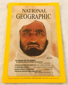 National Geographic July 1972 Middle East Wild Food Paris Salamanders Appalachia - Imagen 1 de 6