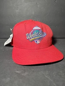 Vintage New Era MLB 1992 World Series Embroidered Logo Snapback Hat New With Tag - Picture 1 of 5