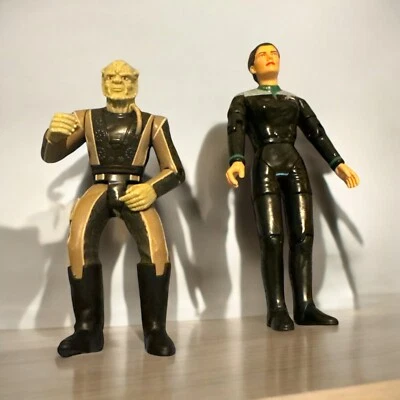 "Lote de 2 figuras de acción de Star Trek de 6"" soldado Jem'Hadar y teniente Jadzia Dax #R1142" Foto 1 de 2