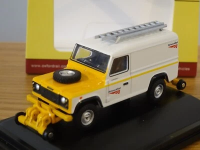 OXFORD NETWORK RAIL LAND ROVER DEFENDER RAIL ROAD CAR MODELO OR76ROR002B 1:76 Foto 1 de 3