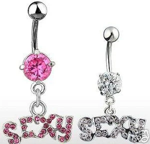 SEXY BAUCHNABELPIERCING PIERCING NSC171-P - Picture 1 of 1