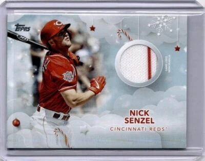 2020 Topps Holiday Baseball Nick Senzel Cincinnati Reds #WHR-NS - Image 1 of 2