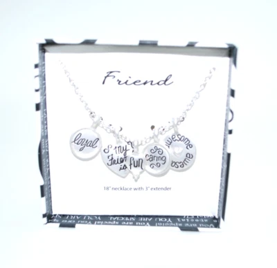 Best Friend  Stainless Steel Necklace 16 inch NEW !! - Image 1 of 2