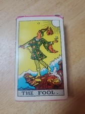 Vintage Smith-Waite Tarot Card Deck UNIVERSITY BOOKS Authentic Pink Ankh Backs