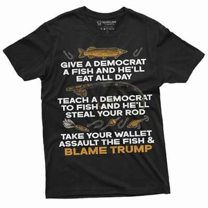 Funny Political Shirt Trump 2024 Tshirt Anti Democrat shirt Republican Shirt - Picture 1 of 8