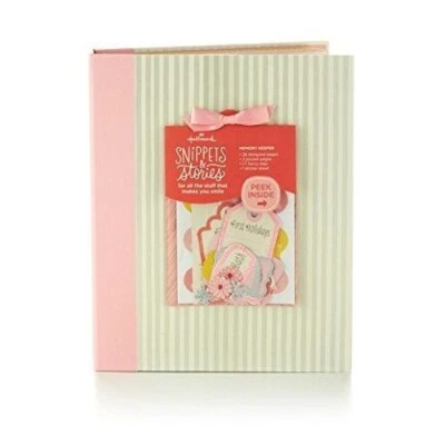 Hallmark Girl Snippets & Stories Memory Keeper PINK BBA7037 New! — 第 1/4 张图片