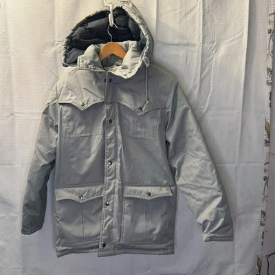 CHAQUETA SHEPLERS VINTAGE Corte Occidental Costuras Gris Cremallera Hombre’s pequeña Foto 1 de 4