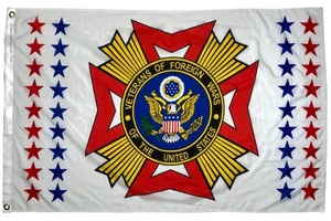 Bandera de Veteranos de Guerras Extranjeras 3x5 - Imagen 1 de 1