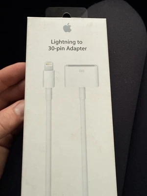 NEW in box Original Apple Lightning to 30-pin Adapter Cable for iPhone iPod iPad - Image 1 of 4