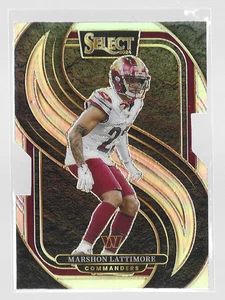 Tarjeta paralela troquelada plateada nivel Premier Marshon Lattimore 2024 Panini Select - Imagen 1 de 2