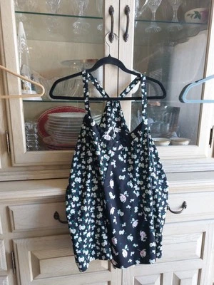 Lauren Conrad XL Tank Top Beach Summer Vibes Floral - Image 1 of 4