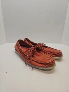SPERRY Top-Sider Bahama Boat Shoes Men’s Size 13M Orange Casual Deck Sneakers - Picture 1 of 12