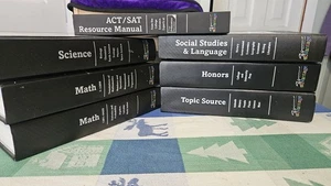 SW Advantage 7 Book Set - Math 1&2 Science Social Studies Language Honors Etc. - Picture 1 of 10
