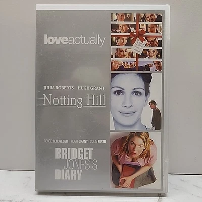 Love Actually, Notting Hill, Bridget Jones's Diary (DVD, 2003) Region 4 Like New - image 1 of 2