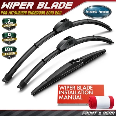 Limpiaparabrisas de 26"" y 21"" y 12"" 3 piezas para Mitsubishi Endeavor 2010 2011 Foto 1 de 4