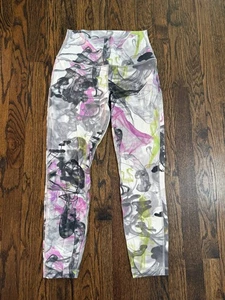 LULULEMON High Rise Align Pant Unicorn Tears Leggings Gray Swirl 25" Size 8 - Picture 1 of 4