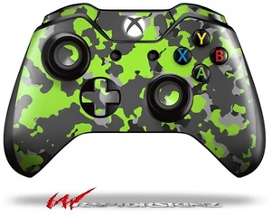 WraptorCamo Old School Camouflage Camo Lime Green Skin für XBOX One Controller - Bild 1 von 3