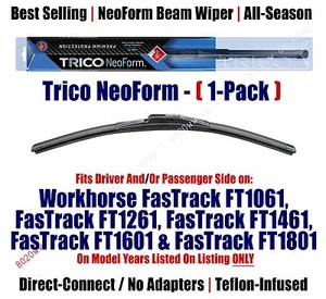 (Cantidad 1) Limpiaparabrisas Premium NeoForm ajuste 2002-2005 Workhorse FasTrack FT1061 1261 16160 - Imagen 1 de 1