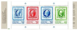 SCHWEDEN BRIEFMARKE - 1983 - POSTFRISCH - SC# 1465a HEFTCHEN - STOCKHOLMIA INTL BRIEFMARKENAUSSTELLUNG - Bild 1 von 2