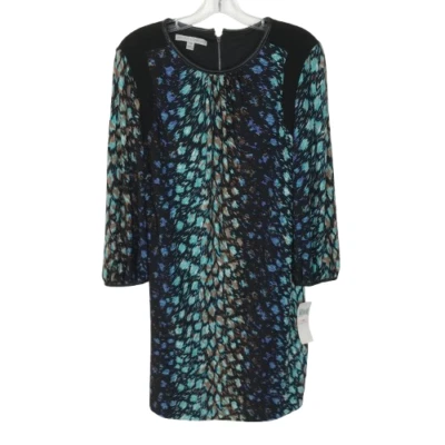 Nuevo con etiquetas Vestido Maggy London para mujer talla 10 estampado animal imitación cuero ribete NUEVO Foto 1 de 4