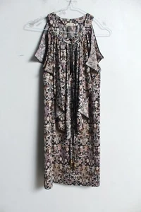 Chelsea Girl Womens Paisley Frill Trim shift Dress - Size 10 (j84) - Picture 1 of 4