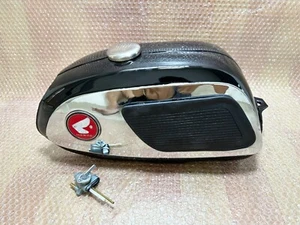 70-73 Honda CD50 CD65 Knee Pad, Cap, Petcock Tap Emblem CD70 CD90 Fuel Gas Tank. - Picture 1 of 12