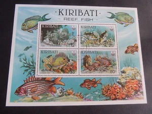 Kiribati 1985 Reef Fishes MS236 Used as photo - Picture 1 of 1