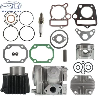 12101-087-000 Top End Kit Cylinder Piston Head Gasket For Honda CT70 Trail 70-93 - Image 1 of 4
