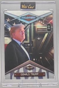 President Donald Trump /3 2025 Wild Card Inauguration Edition White Silver Foil - Bild 1 von 2