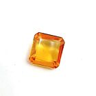 Certified Natural Padparadscha Sapphire 8 Ct Square Faceted Gemstone c783