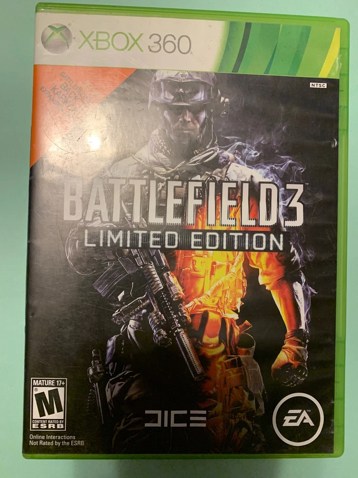Battlefield 3 Limited Edition - Used - Xbox 360 - FREE S/H-(B75A) - Image 1 of 1