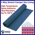 Camper Van Carpet Lining 4 Way Stretch Vw T6 5 Transporter Caddy Transit + Glue