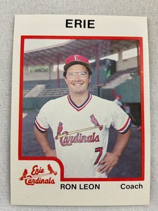 1987 Erie Cardinals-Minor League Baseball ProCard#2570-Ron Leon