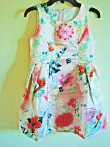 Vestido Niñas Rosa Floral Talla 12 Ediciones Especiales Nuevo Con Etiquetas - Imagen 1 de 4