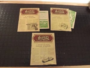 3 X HOBBIES WEEKLY FEB 1944 WITH PLANS (243) - Picture 1 of 4
