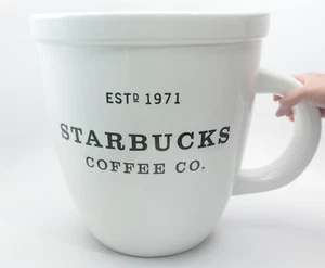 RARE Huge Giant 14" Tall Starbucks Coffee Co Ceramic Mug Limited 1971 Jumbo Prop - Picture 1 of 13