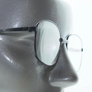 Reading Glasses Classic Black Metal Frame Rectangle Simple Styling +2.75 Lens - Bild 1 von 4