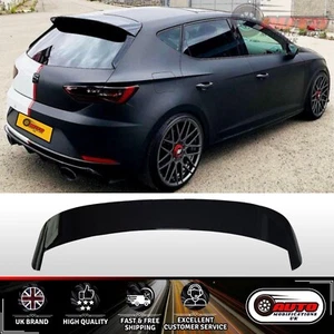 SEAT Leon MK3 5F Rear Boot Spoiler Wing Gloss Black 'Cupra Style' 5DR 2012-2020 - Picture 1 of 12