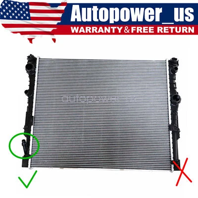 Radiador adecuado para BMW 740i 3,0 L 2016-2017 530i 540i 2017 17118576997 lado izquierdo Foto 1 de 4