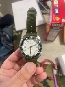 Seiko Prospex White Men's Watch - SPB313J1 with NATO - Picture 1 of 6