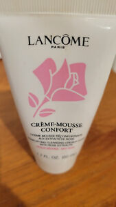 LANCOME Creme-Mousse Confort Cleansing Cream Foam Travel Size 1.7 oz / 50 mL