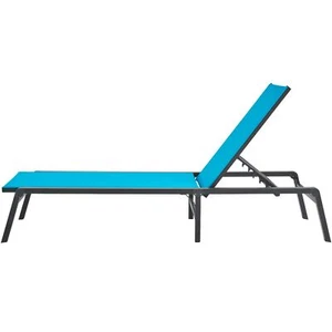 Chaise Lounge Chair Outdoor Patio Lounge Chair with Adjustable 5-Position - Picture 1 of 11