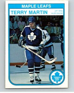 1982-83 O-Pee-Chee #329 Terry Martin  Toronto Maple Leafs V59396